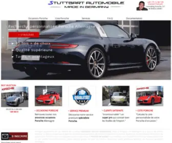 Stuttgartautomobile.fr(Specialiste Porsche Stuttgart Automobile) Screenshot