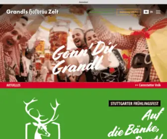 Stuttgarter-Fruehlingsfest.com(Grandls Hofbräuzelt) Screenshot