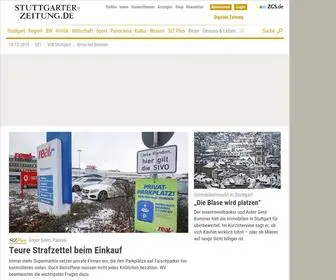 Stuttgarter-Zeitung.de Screenshot