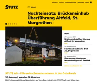 Stutzag.ch(STUTZ AG) Screenshot