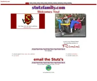 StutzFamily.com(The Stutz's) Screenshot