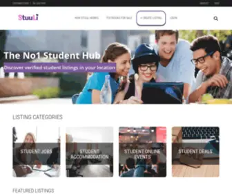 Stuuli.com(Student accomodation) Screenshot