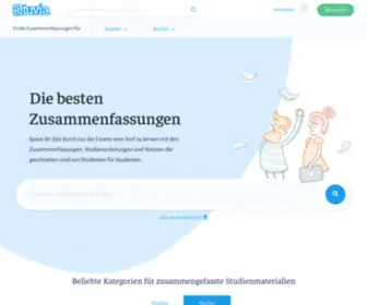 Stuvia.de(Kaufe und verkaufe die besten Zusammenfassungen der Vorlesungen) Screenshot