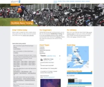 Stuweb.co.uk(StuWeb Race Timing) Screenshot