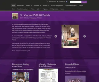 Stvincentpallotti.org(Vincent Pallotti) Screenshot