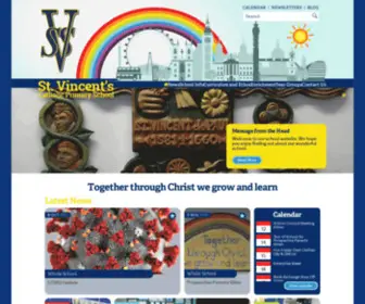 Stvincentsprimary.org.uk(St Vincent's Catholic Primary School) Screenshot