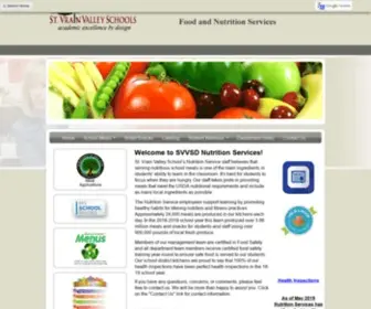 STvrainnutrition.org(School Nutrition and Fitness) Screenshot