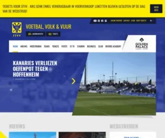 STVV.com(Officiële website van eersteklasse club STVV) Screenshot