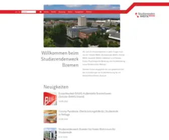 STW-Bremen.de(Studierendenwerk Bremen) Screenshot
