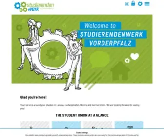 STW-VP.de(Studierendenwerk Vorderpfalz) Screenshot