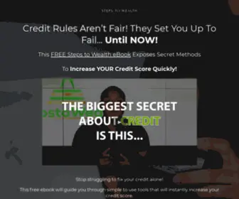 STWcreditliteracy.com(Free Credit Repair Guide) Screenshot