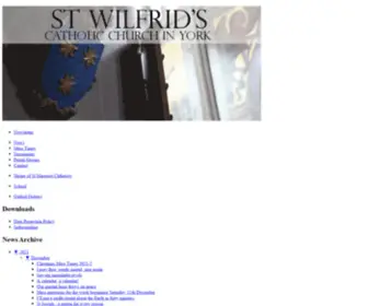 Stwilfridsyork.org.uk(The York Oratory) Screenshot