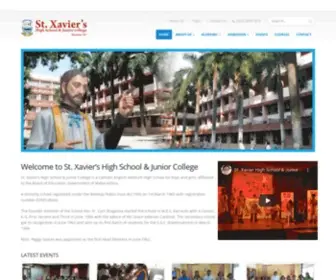 Stxaviershighschoolandcollege.com(St Xavier’s High School & Junior College Bhandup (W)) Screenshot