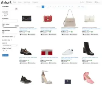 STyhunt.com(Discount Designer Handbags & Shoes from Trusted Stores) Screenshot