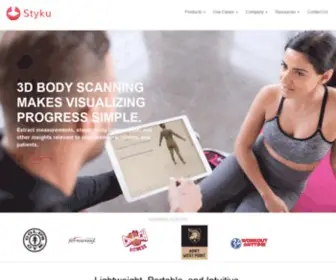 STyku.com(3D Body Scanning for Fitness) Screenshot