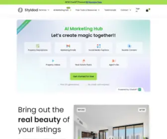 STYldod.com(Real Estate Virtual Home Staging) Screenshot