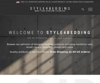 STyle4Bedding.com(Designer bedding) Screenshot