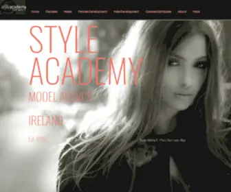 STyleacademy.com(Model Agency) Screenshot