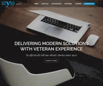 STyleadvertising.com(STYLE Advertising) Screenshot