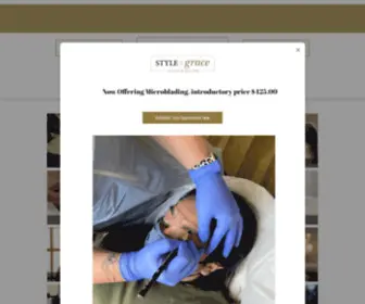 STyleandgracecu.com(Beauty Salons Mahomet) Screenshot