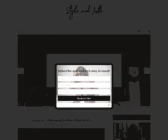 STyleandlatte.com(Tasfia from Style and Latte) Screenshot