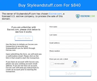 STyleandstuff.com(Style and Stuff) Screenshot