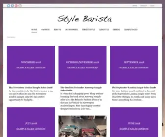 STylebarista.com(Style Barista) Screenshot