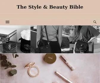 STylebeautybible.com(The Style & Beauty Bible) Screenshot