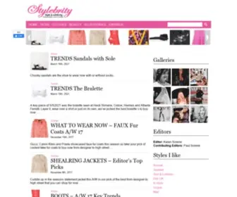 STylebrity.co.uk(Celebrity fashion) Screenshot
