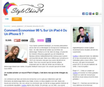 STylechic24.com(Les enchères au centime expliquées ) Screenshot