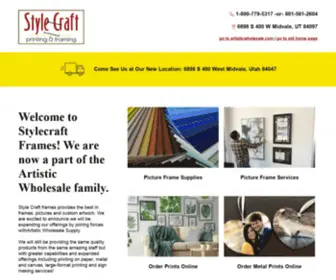 STylecraftframes.com(Style Craft Frames and Prints) Screenshot