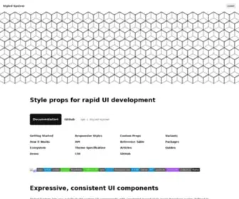 STyled-SYstem.com(Styled System) Screenshot