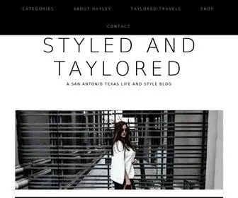 STyledandtaylored.com(Styled and Taylored) Screenshot