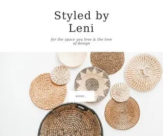 STyledbyleni.com(For the space you love & the love of design) Screenshot