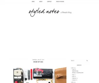 STylednotes.com(Styled Notes) Screenshot
