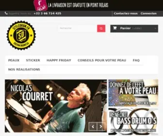 STyledrum.fr(Peau de Grosse Caisse Personnalisée StyleDrum) Screenshot