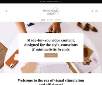 STyledstockvideo.com(Styled Stock Video) Screenshot