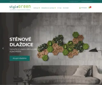 STylegreen.cz(Jedinečné mechové nebo rostlinné obrazy a stěny) Screenshot