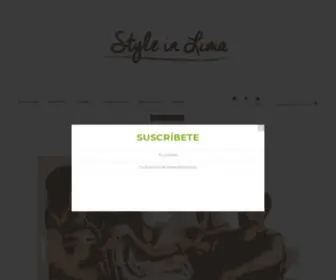 STyleinlimablog.com(STYLE IN LIMA) Screenshot