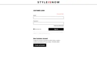 STyleisnow.com(Magento) Screenshot