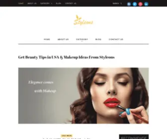 STyleons.com(Beauty Tips in USA) Screenshot