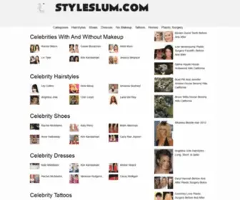 STyleslum.com(Celebrity Style & Fashion) Screenshot