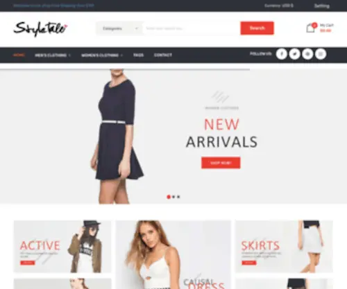 STylestale.com(Fashion Style Men & Women Clothing for Sale) Screenshot