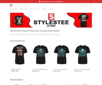 STylestee.com(Print shop for T) Screenshot