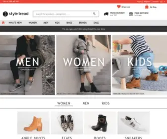 STyletread.com.au(Australia's largest online shoe store) Screenshot