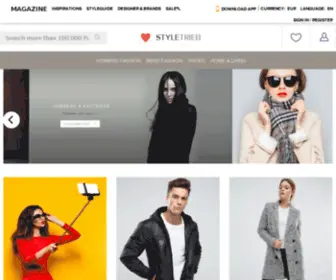 STyletrieb.com(Das Shopping Portal mit über 4000 neuen Fashion Designern und Lifestyle Produkten) Screenshot