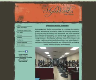 STyleworksdeland.com(StyleWorks Hair Studio) Screenshot