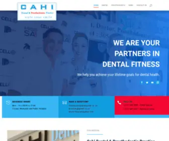 STyleyoursmile.co.za(Cahi Dental & Prosthodontic Practice) Screenshot