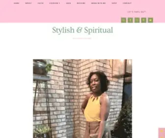 STylishandspiritual.com(Stylish and Spiritual) Screenshot