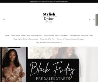 STylishdivine.com(Shop Curves In Sizes) Screenshot